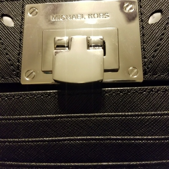 Michael Kors Black Clutch Crossbody - Picture 4 of 8